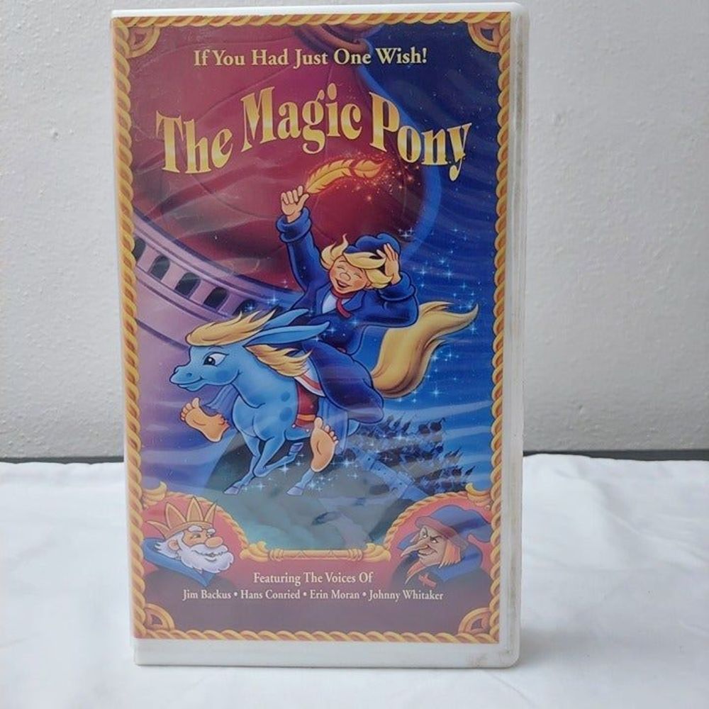 The Magic Pony VHS Clamshell Anchor Bay Entertainment Jim Backus Hans Conried